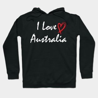 Australia - I Love Australia - I Heart Australia Hoodie